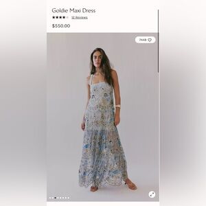 Free People Goldie Maxi Dress NWT Small